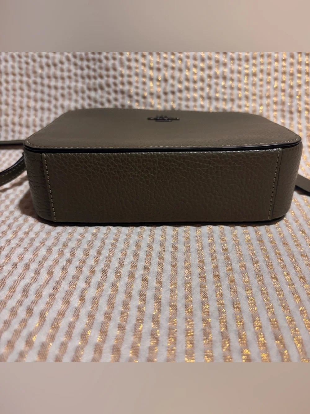 Coach Mini Camera Crossbody Olive/Gunmetal